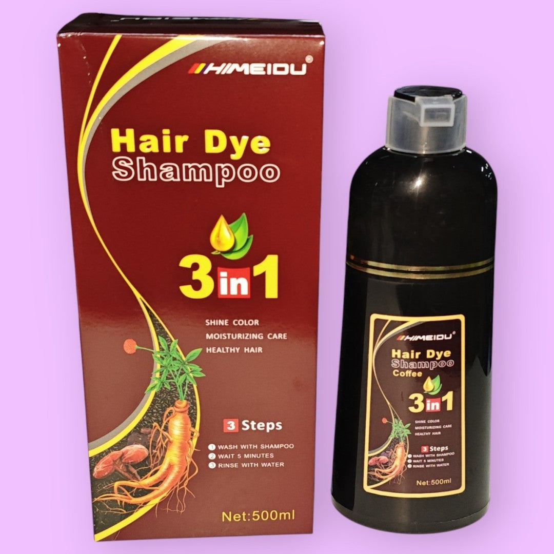 SHAMOO TINTE CUBRE CANAS 3EN1 CAFE