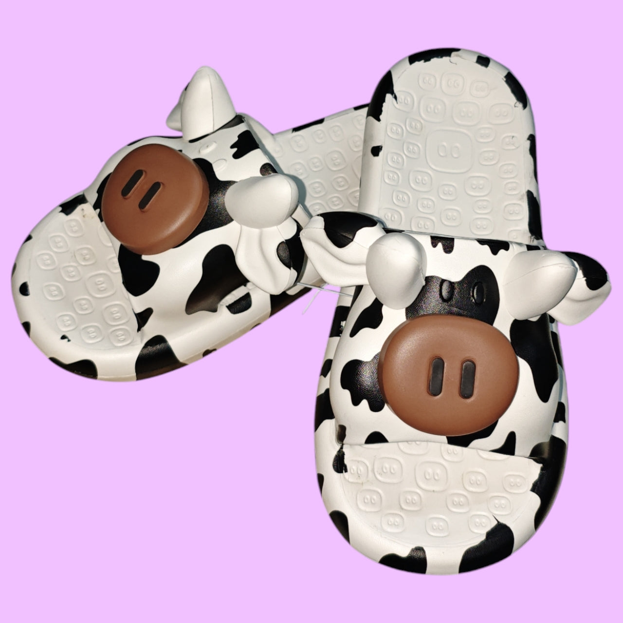 CHANCLETAS TELA VACA 36-41 BLANCA