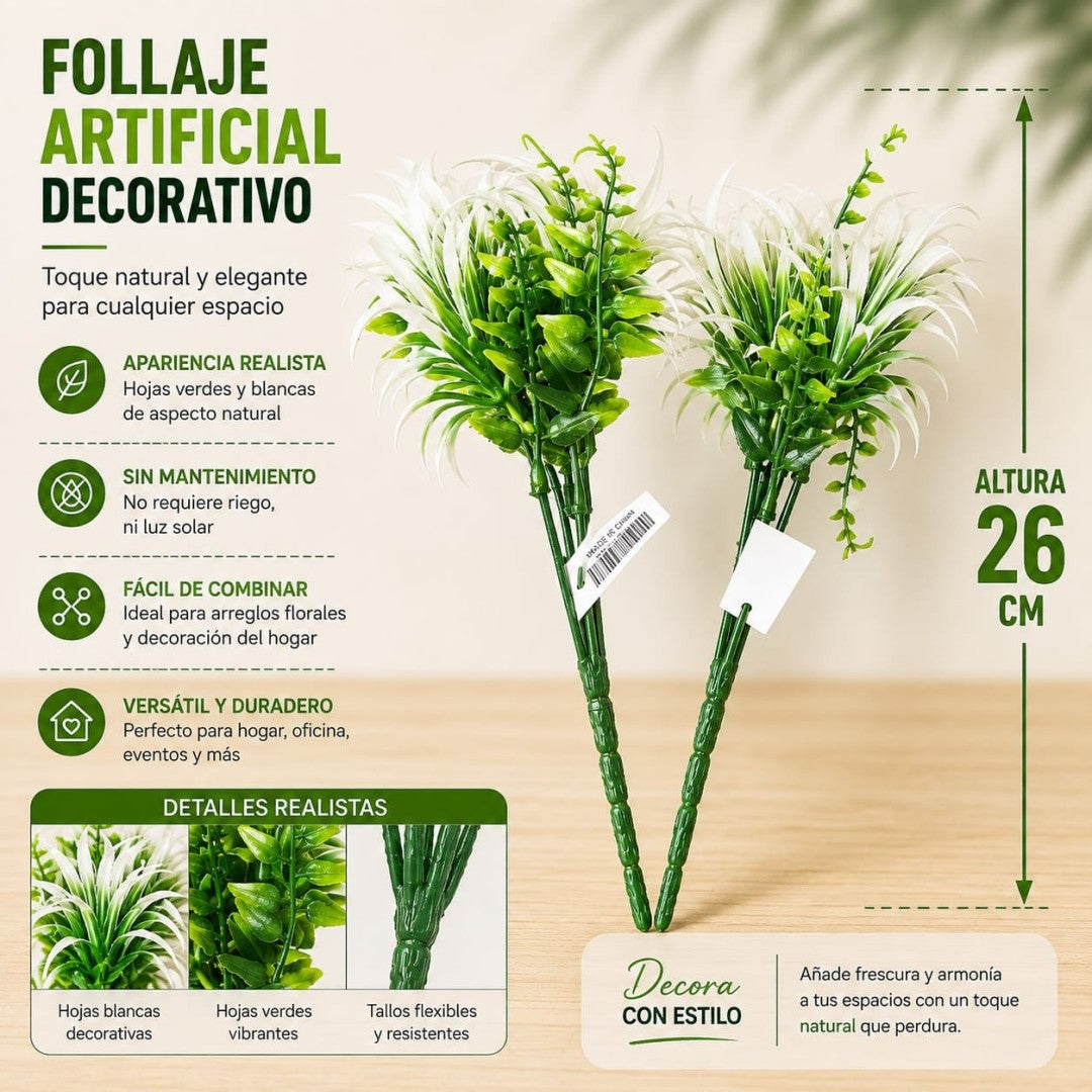 RAMA ARTIFICIAL DECORATIVA 26CM 10