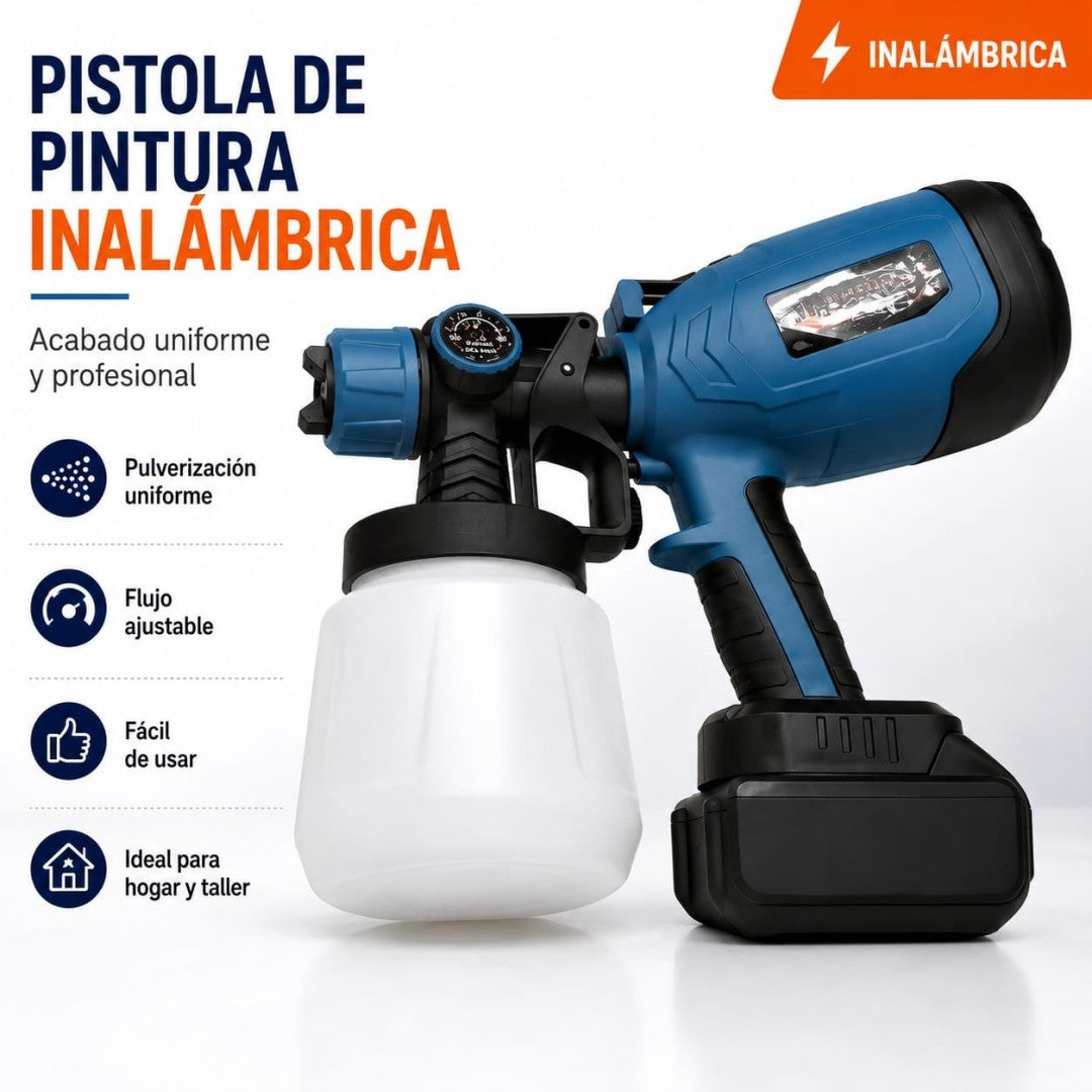 PISTOLA INALAMBRICA PARA PINTAR