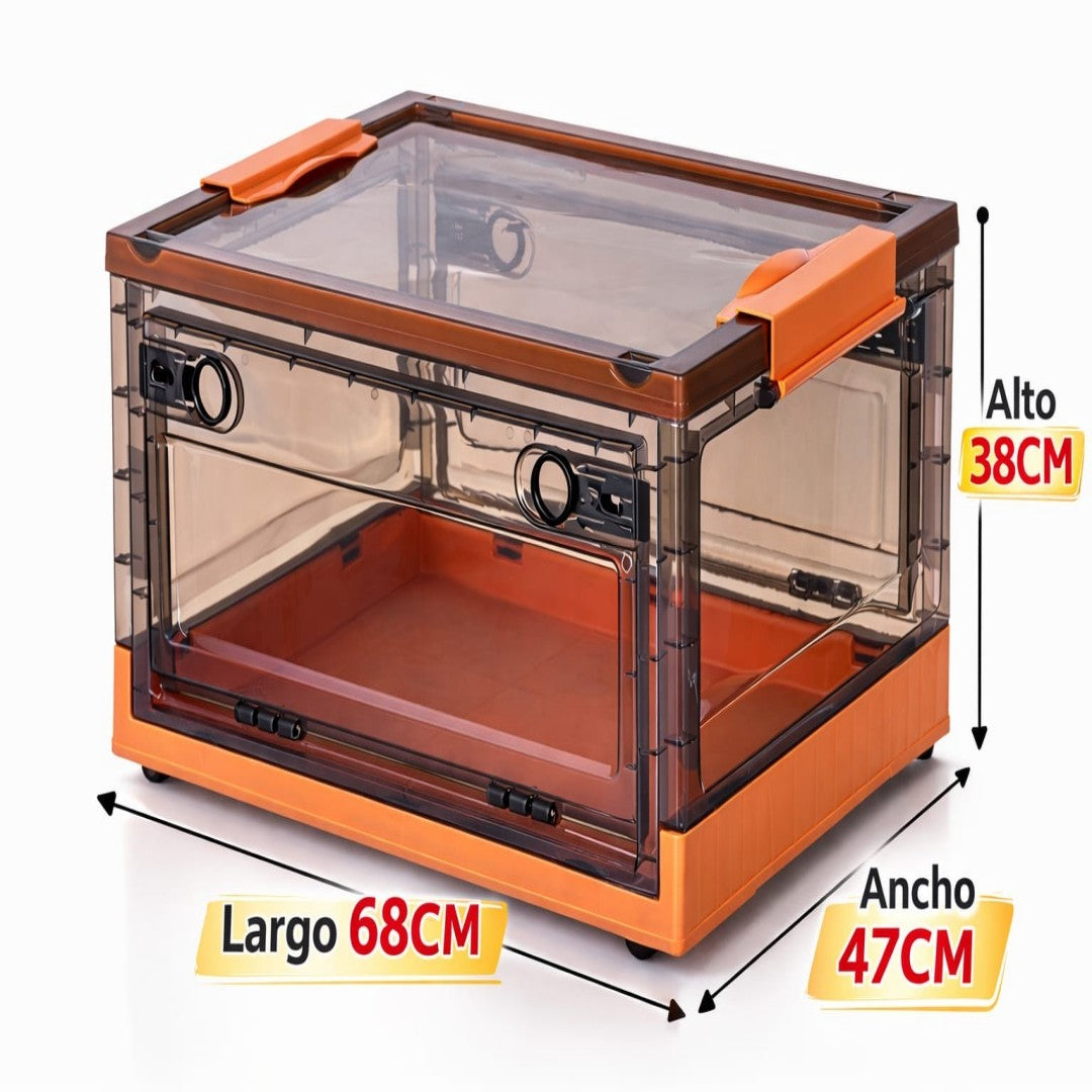 CAJA PLEGABLE TRANSPARENTE 68*47*38