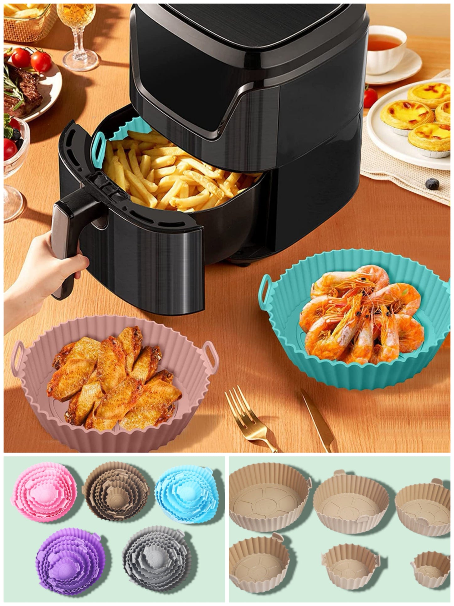 PAPEL PARA FREIDORA DE AIRE 6PCS