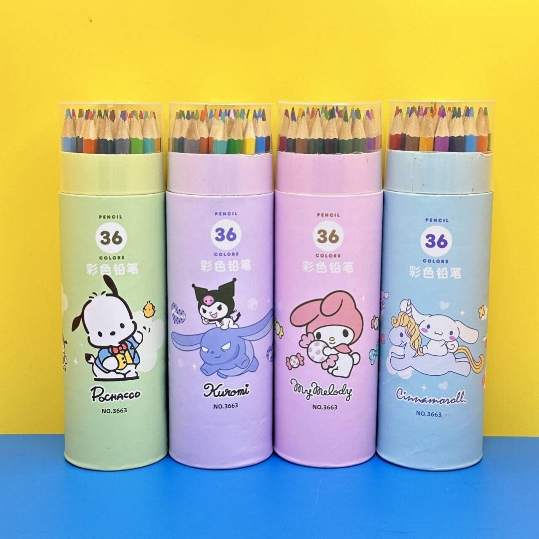 LAPICES DE 36 COLOR TUBO KUROMI