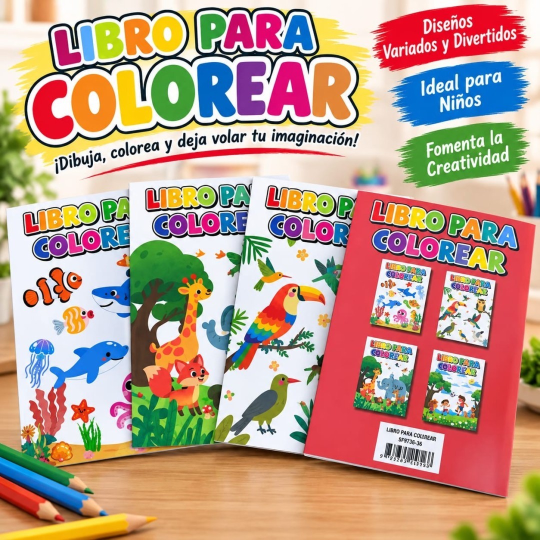 LIBRO COLOREAR SF9736-36