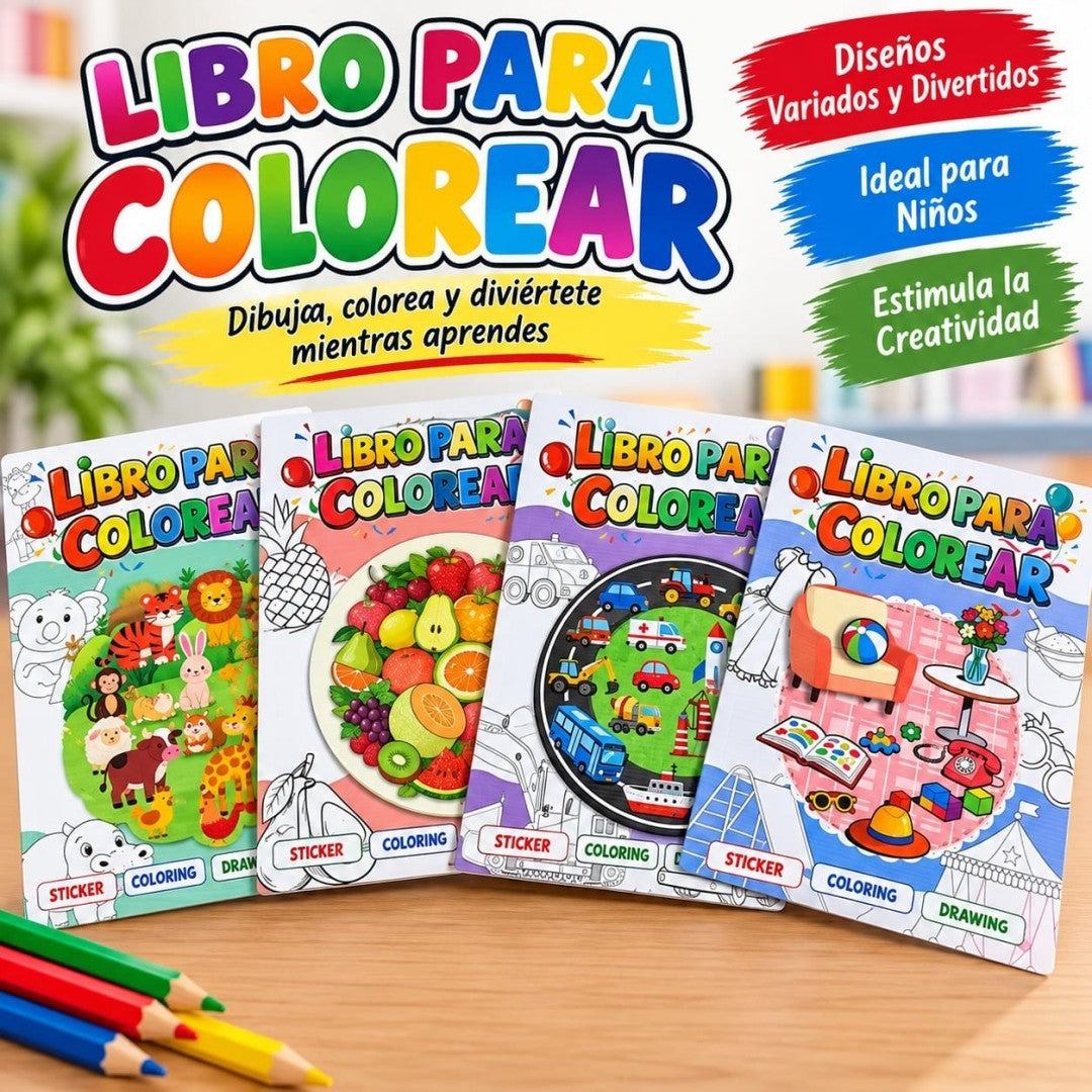 LIBRO COLOREAR SF9736-38