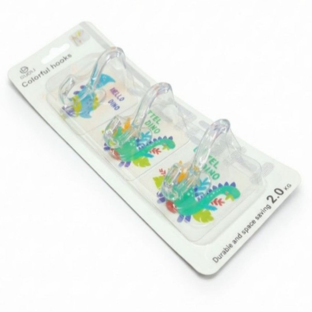 SET GANCHO VENTOSA DINO 3PCS W24