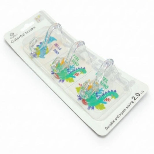 SET GANCHO VENTOSA DINO 3PCS W24