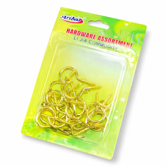 SET GANCHO TORNILLO 1PULG