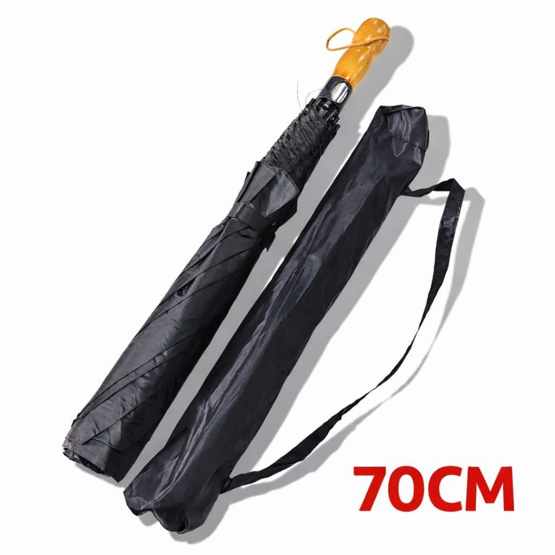 PARAGUA NEGRO MANGA MADERA 70CM
