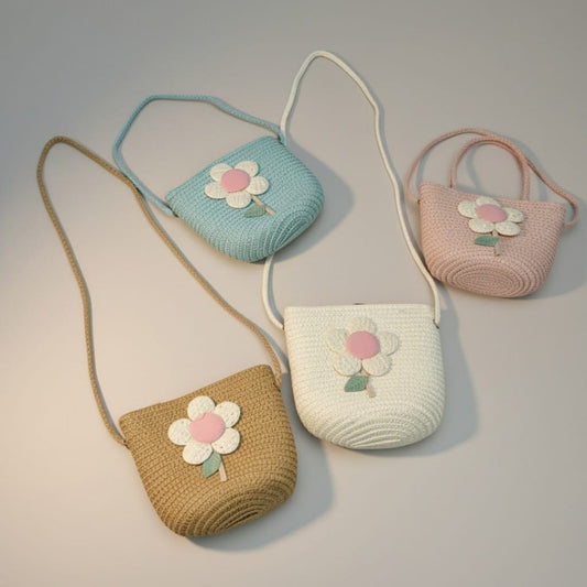 BOLSO TEJIDO FLOR BT-6