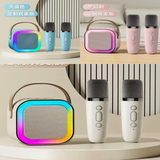 PARLANTE KARAOKE 2 MICROFONO K12 E
