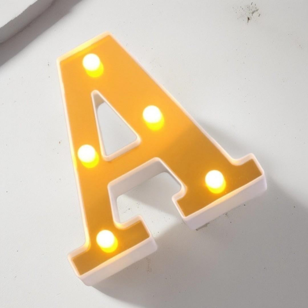 LAMPARA LETRA A 16CM