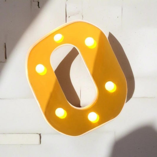 LAMPARA LETRA O 16CM