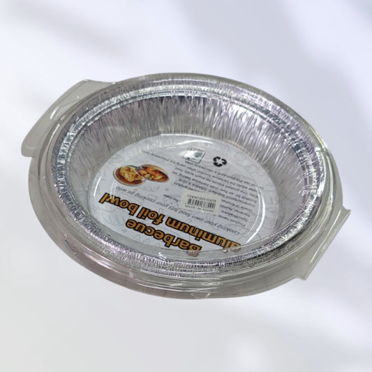 PANDEJA DE ALUMINIO 7PULG 10PCS REDONDA