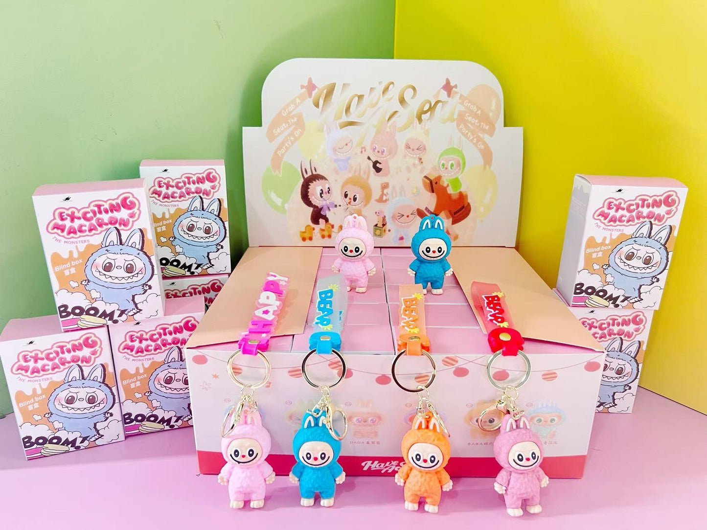 LLAVERO LABUBU CAJA SORPRESA  C