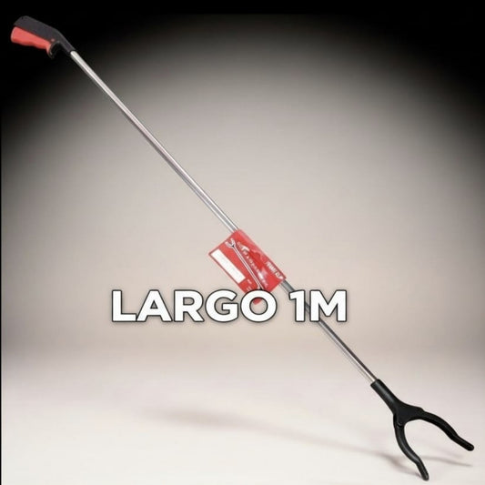 PINZA PARA RECOGER BASURA ACERO 1M