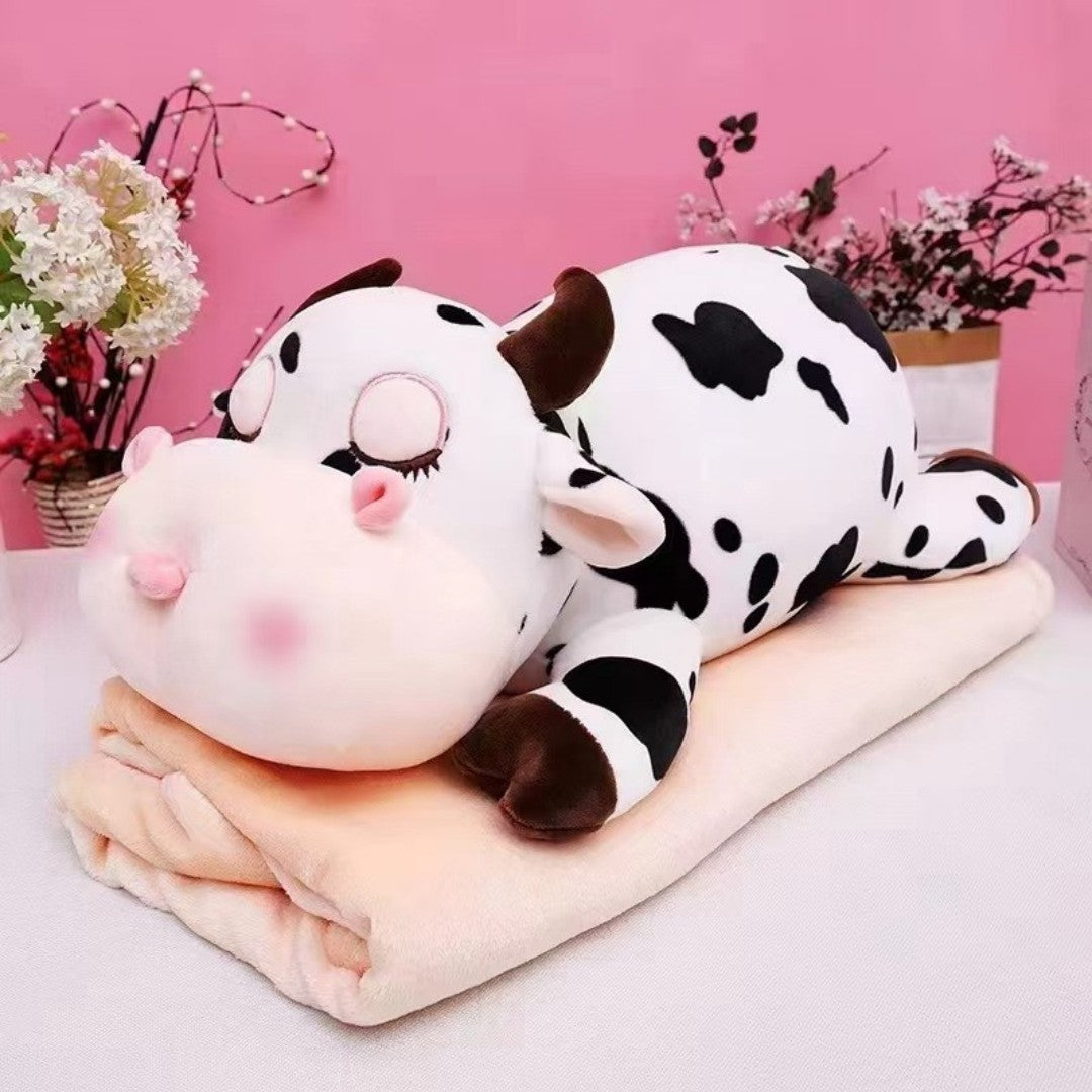 COBIJA ALMOHADA VACA