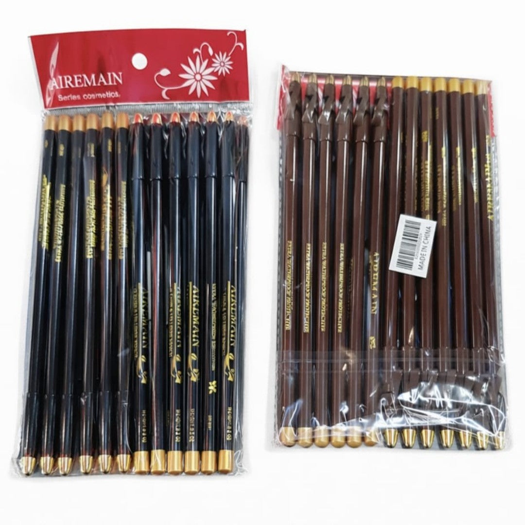 LAPIZ CEJA 12PCS CON TAJADOR NEGRO
