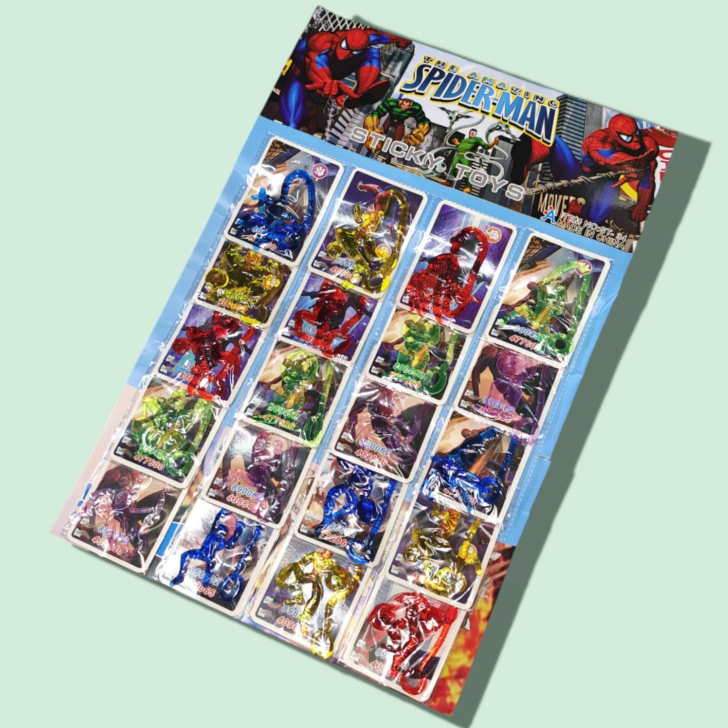 CARTON DE PEGAJOSO HOMBRE ARANA