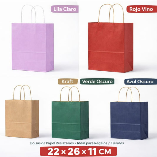 BOLSA REGALO PAPEL MED LT-206M 22*26*11