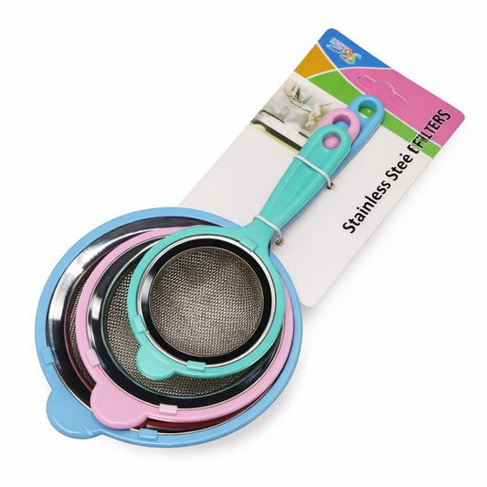 SET COLADOR DE MALLA 3PCS  COLOR