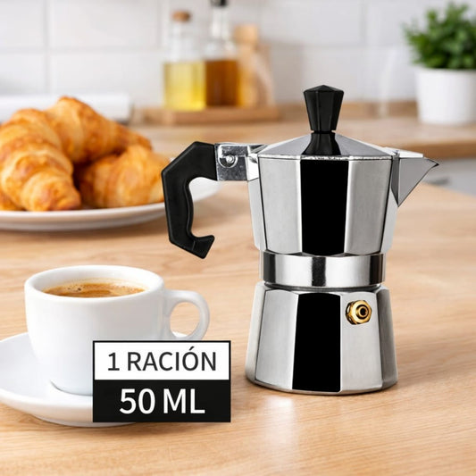 CAFETERA ITALIANA 1 TAZAS ALUMINIO