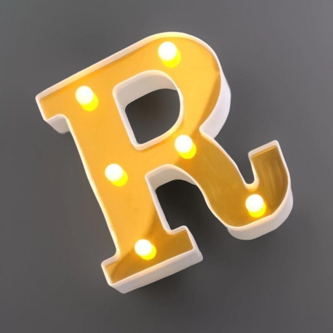 LAMPARA LETRA R 16CM