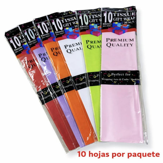 PAPEL CEDA 10PCS BOLSA