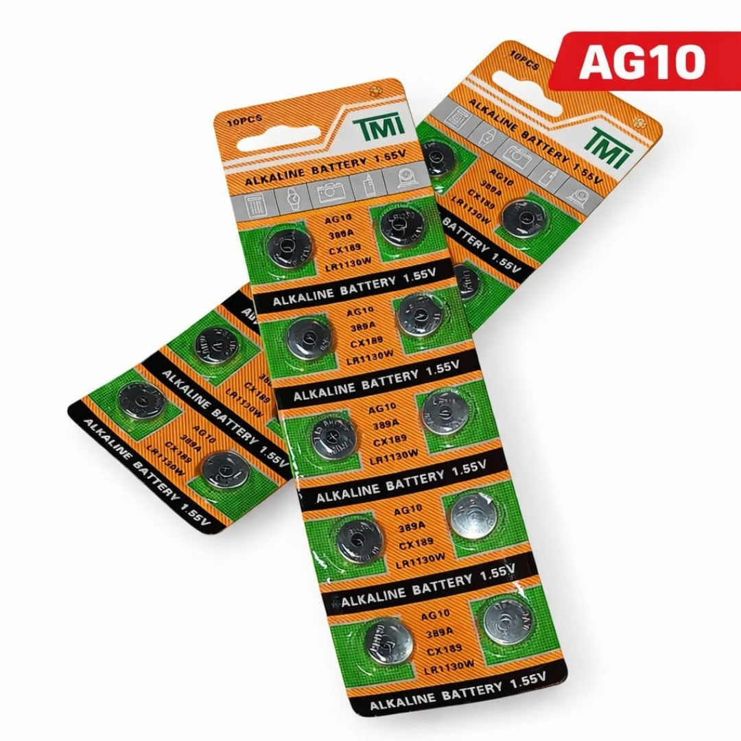 BATERIA RELOJ AG10 10PCS