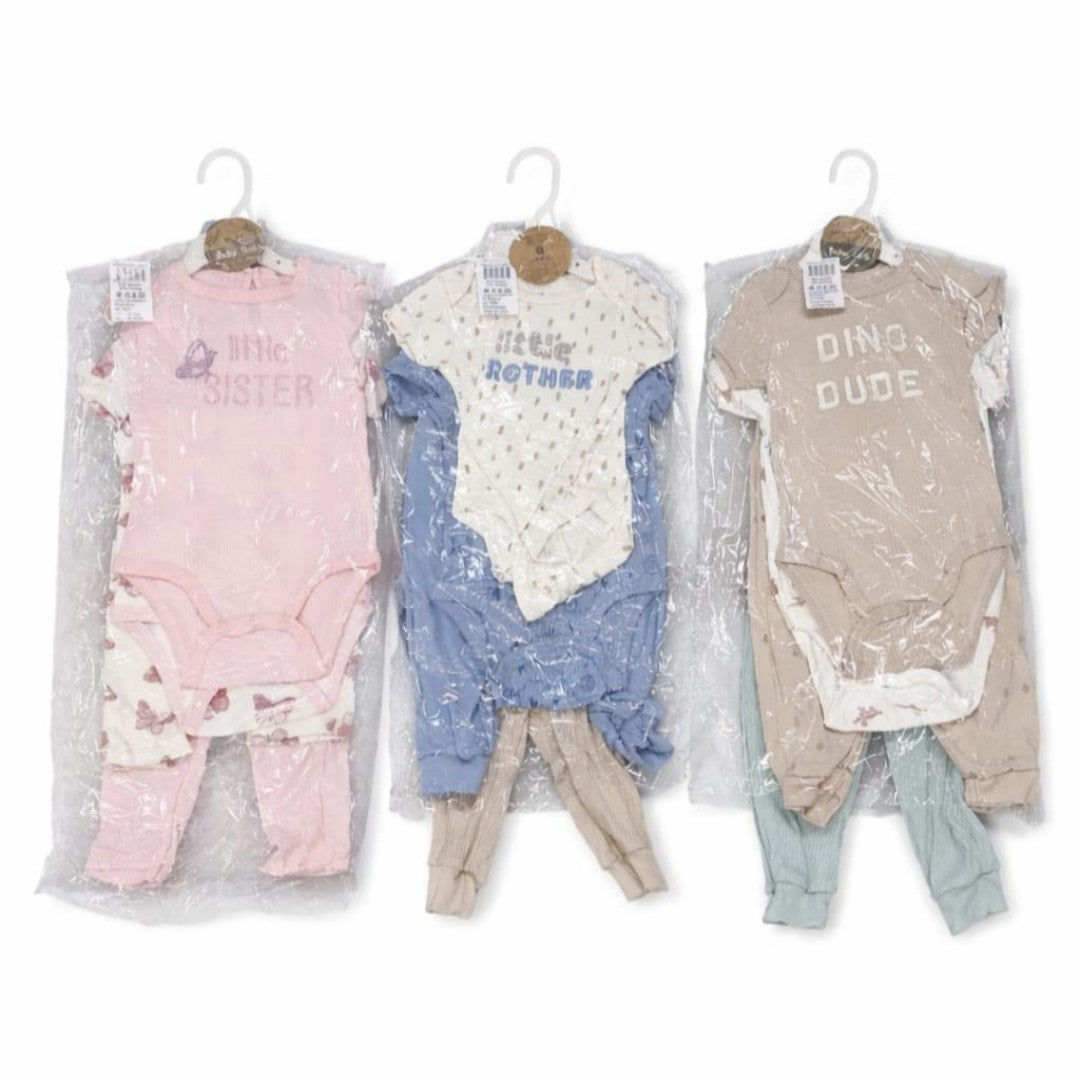 JUEGO ROPA P/BEBE 4PCS HZ