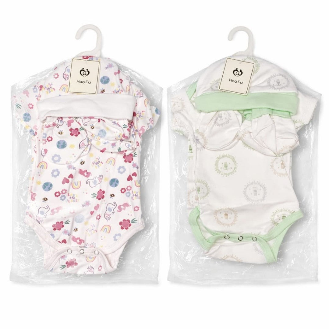 JUEGO ROPA P/BEBE 4PCS HZ A