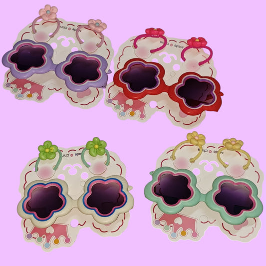 SET GAFAS+COLA GIRASOL