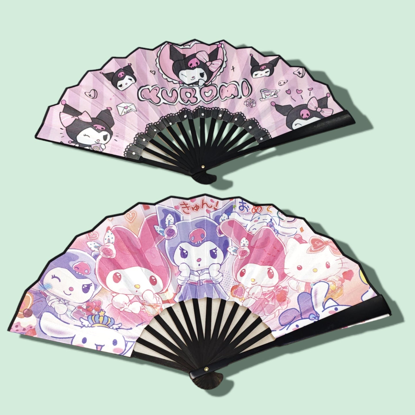 ABANICO KUROMI 8PUL