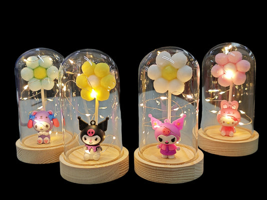 LAMPARA SANRIO EN FRASCO