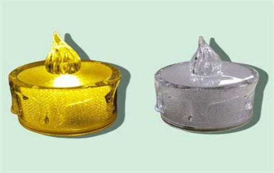 CANDELA LED CRISTAL PEQ CALIDO