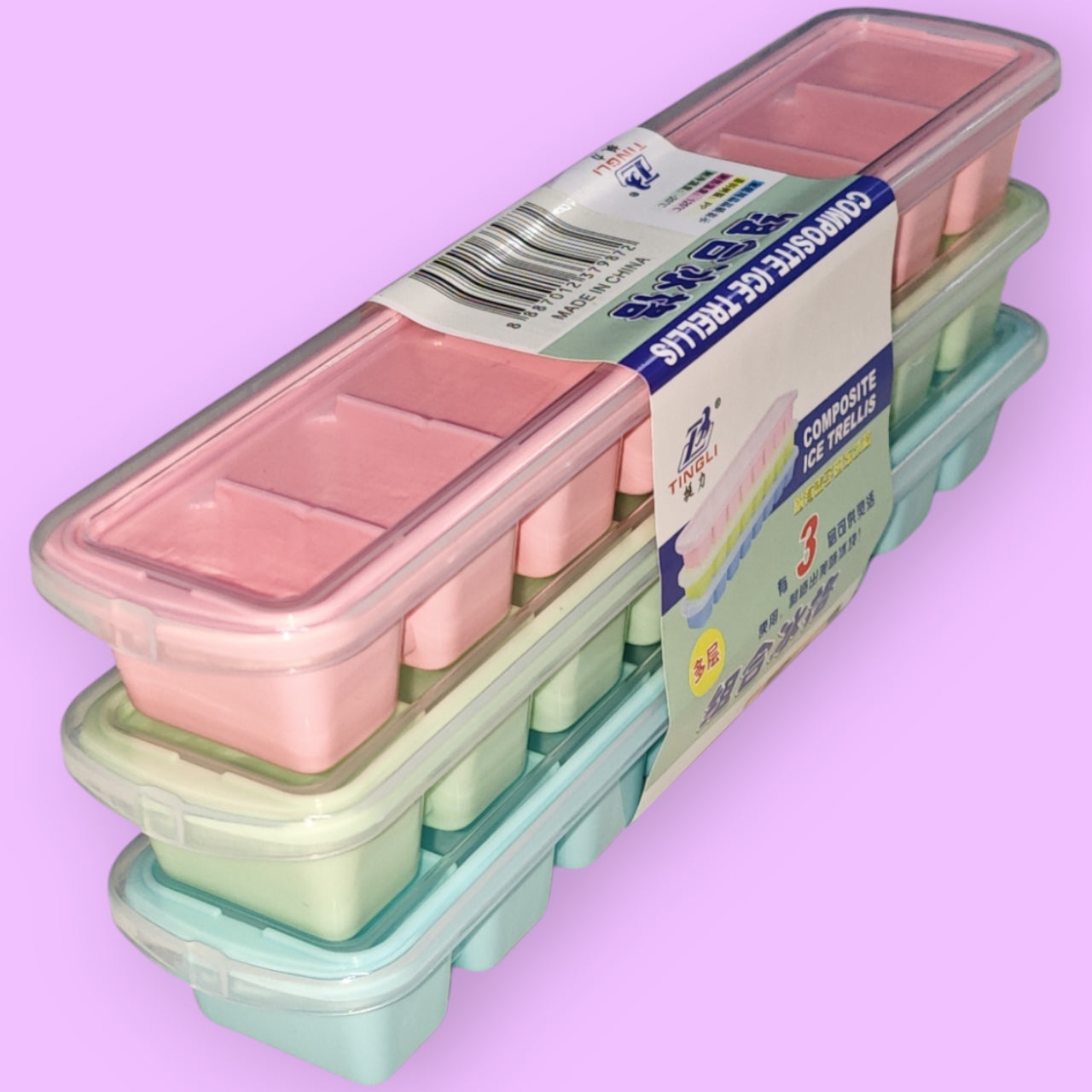 MOLDE HIELO 3PCS