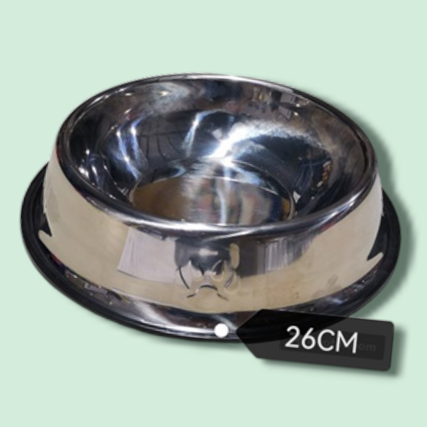 TAZA ACERO P/MASCOTAS 26CM