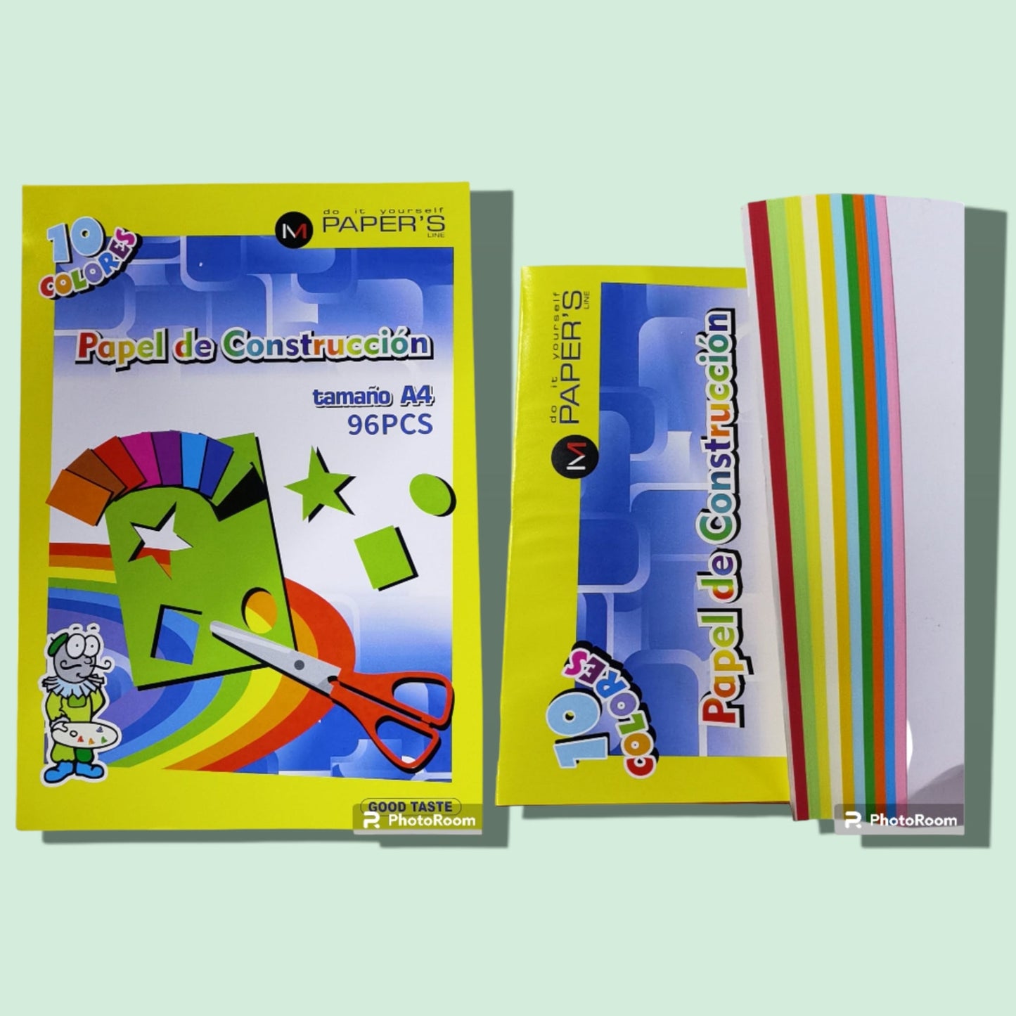 PAPEL CONSTRUCCION COLORES A4 96H