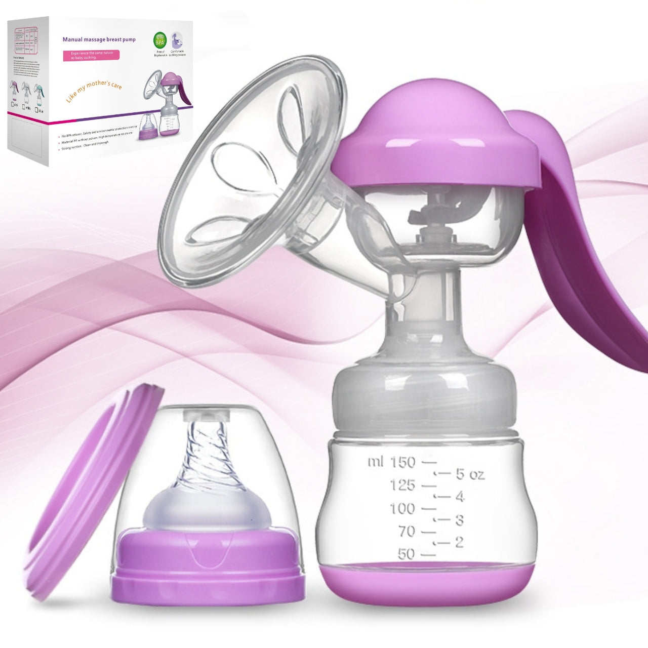 EXTRACTOR DE LECHE MANUAL