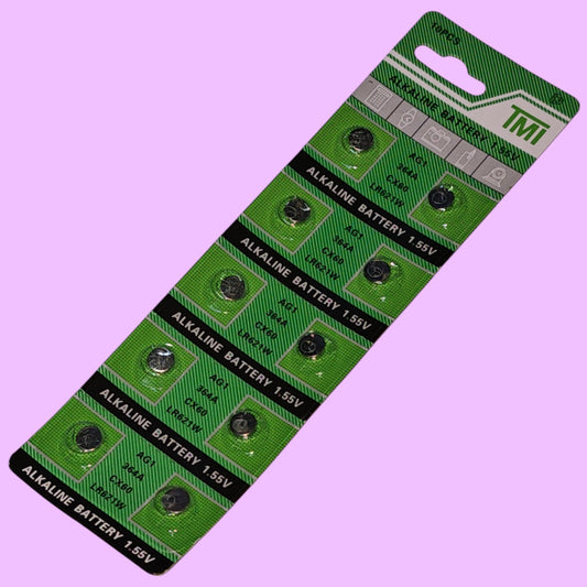 BATERIA RELOJ AG1 10PCS