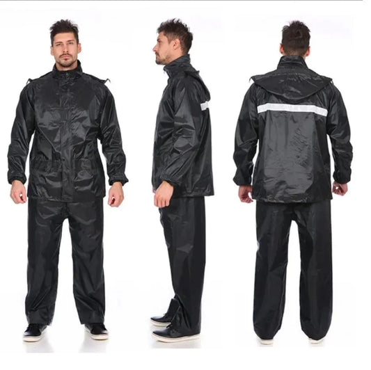 JUEGO CAPA MOTO NEGRO 858