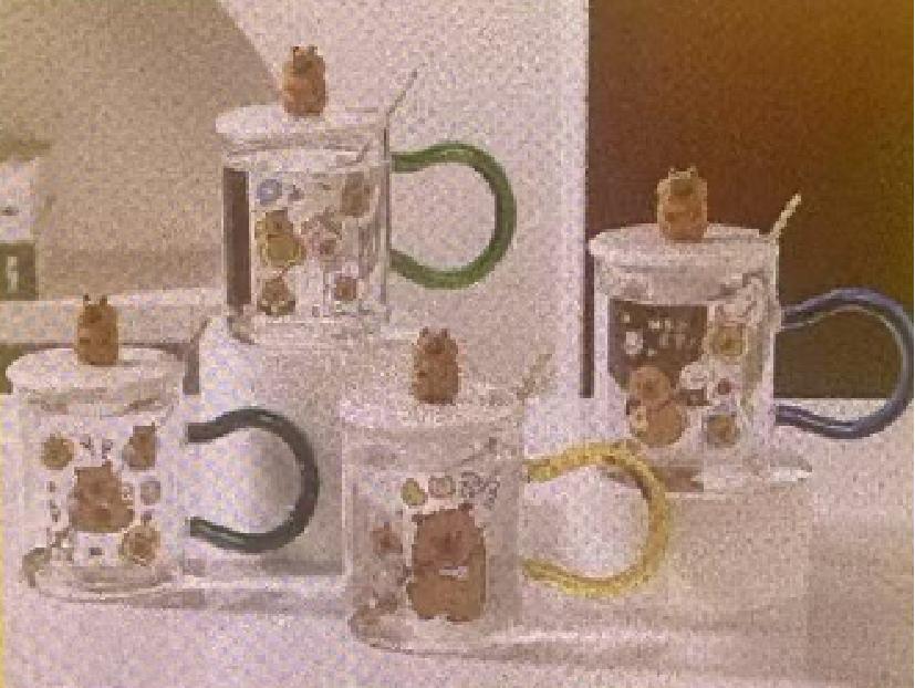 JARRA VIDRIO CAPIBARA