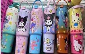 VASOS ACERO 900ML PERSONAJE