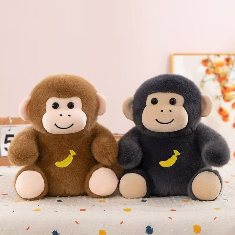 PELUCHE MONO BANANO 21CM