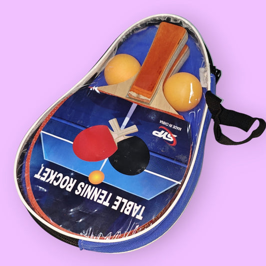 SET RAQUETA PINGPONG BOLSA