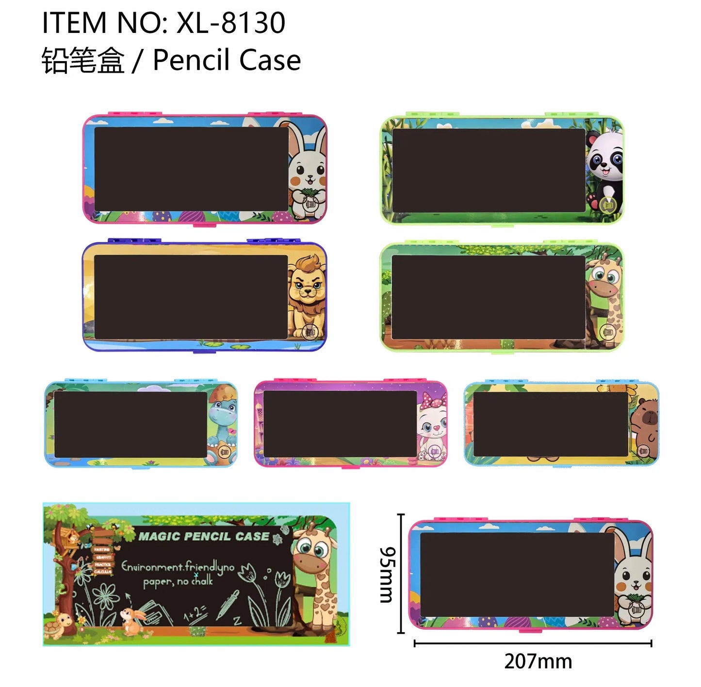 PIZARRA CARTUCHERA LCD CAPIBARA XL-8130