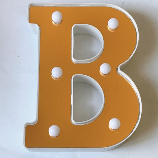 LAMPARA LETRA B 16CM