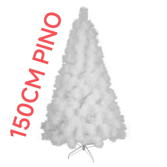 ARBOL NAVIDAD PINO 150CM BLANCO