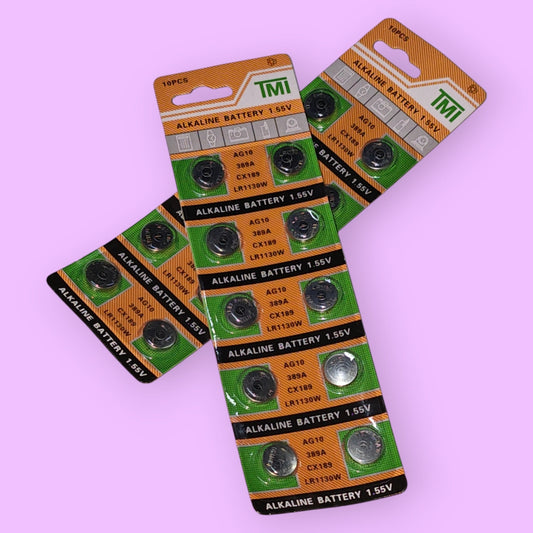 BATERIA RELOJ AG10 10PCS