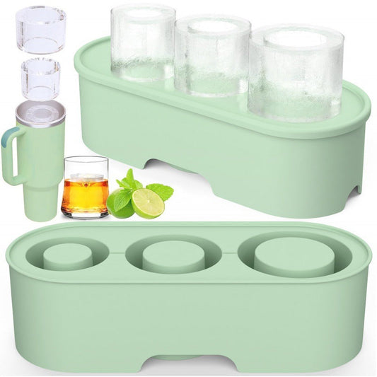 MOLDE HIELO PARA VASO ACERO